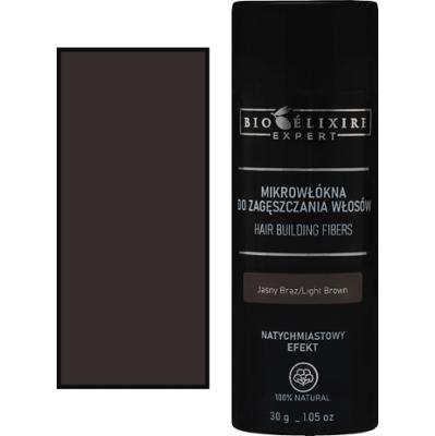 Bioelixire Mikrowłókna bawełniane do zagęszczania włosów, różne kolory, 30g Light Brown | Jasny brąz