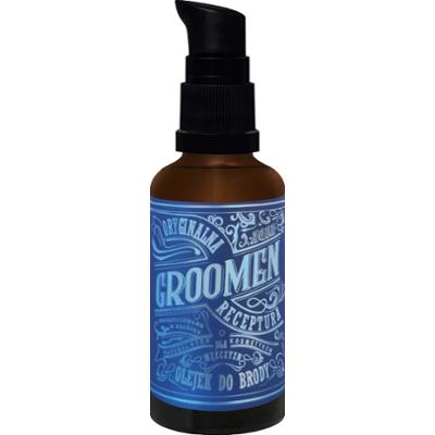 Groomen AQUA Beard Oil - pielęgnujący olejek do brody, 50ml