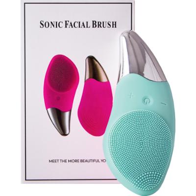 Soniczna szczoteczka do oczyszczania twarzy różne kolory Niebieska