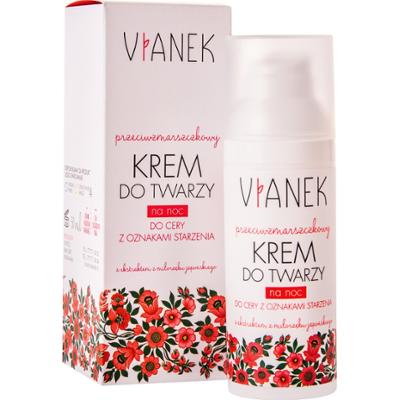 Vianek Przeciwzmarszczkowy krem do twarzy na noc 50 ml