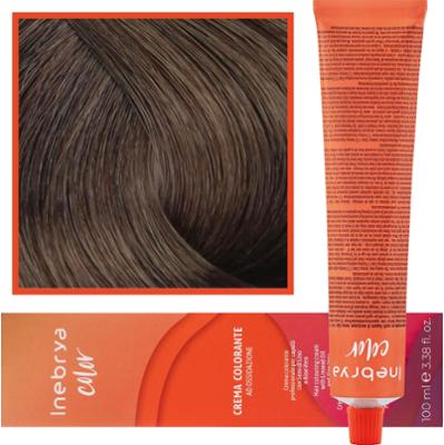 Inebrya Color - farba krem koloryzujący do włosów, 100ml 7/13 | Popielaty Złoty Blond