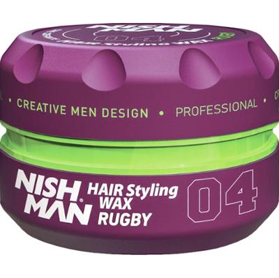 Nishman Hair Wax 04 Rugby - wodna pomada do stylizacji włosów, 150ml