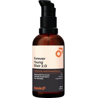 Beviro Forever Young Elixir 2.0 Hyaluronic Acid Facial Serum - przeciwstarzeniowe serum do twarzy, 50ml
