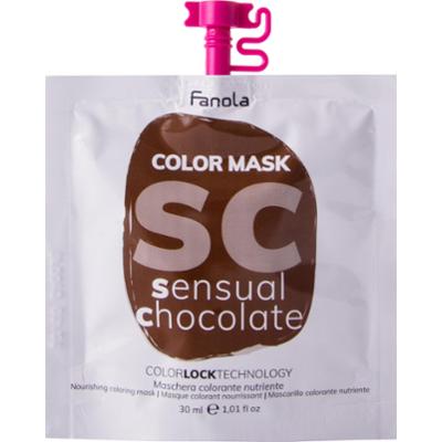 Fanola Color Mask - koloryzująca maska do włosów, różne kolory 30ml Sensual Chocolate
