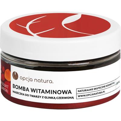 Opcja Natura Bomba witaminowa - maseczka z czerwoną glinką, 100ml