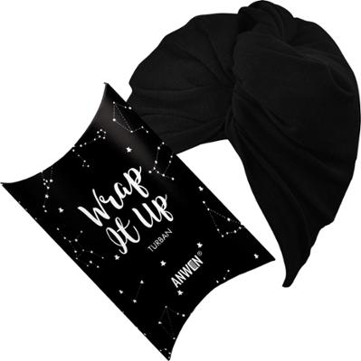 Anwen Turban Wrap it Up czarny