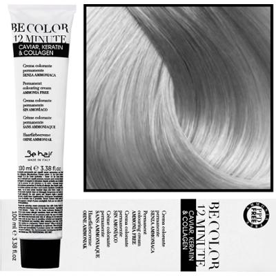 Be Hair Be Color 12 minute - farba do włosów bez amoniaku, 100ml Silver | Srebrny