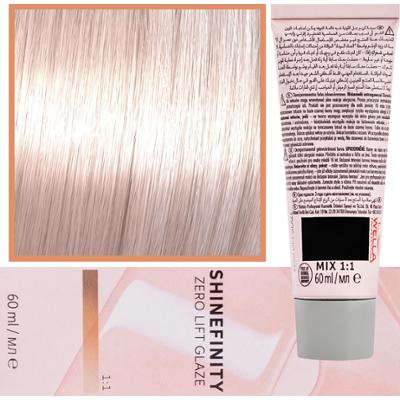 Wella Shinefinity Zero Lift Glaze - profesjonalna farba do włosów, 60ml 07.39 | Średni Złocisto-Popielaty Blond