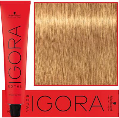Schwarzkopf Professional Igora Royal - trwała farba do włosów o innowacyjnej formule, 60ml 9-55 | Ekstra Jasny Blond Złoty Ekstra