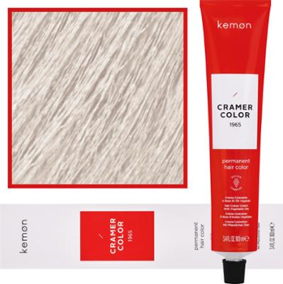 Kemon Cramer Color - kremowa farba do włosów z olejem kokosowym, 100ml 1008 | Perłowy Ultra-Rozjaśniacz