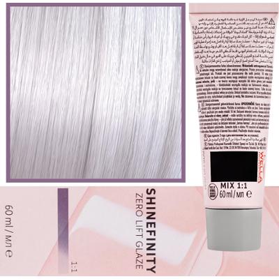 Wella Shinefinity Zero Lift Glaze - profesjonalna farba do włosów, 60ml 09/81 | Bardzo Jasny Perłowy Popielaty Blond