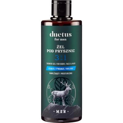 Duetus For Men - nawilżający żel pod prysznic dla mężczyzn 3w1, 300ml