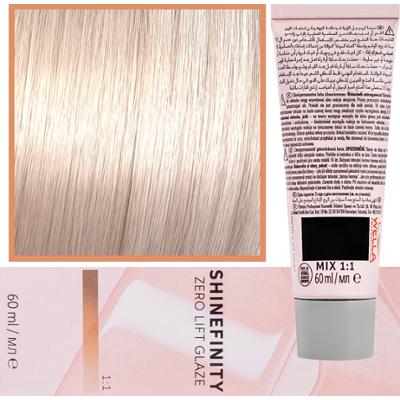 Wella Shinefinity Zero Lift Glaze - profesjonalna farba do włosów, 60ml 08/38 | Jasny Złoty Perłowy Blond