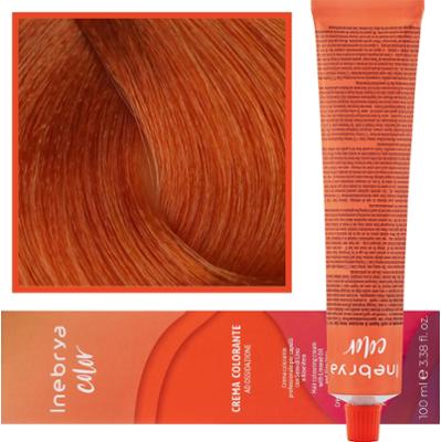 Inebrya Color - farba krem koloryzujący do włosów, 100ml 8/34 | Jasny Złoty Miedziany Blond