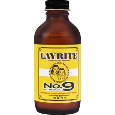 Layrite No.9 Aftershave - woda po goleniu dla mężczyzn, 118ml