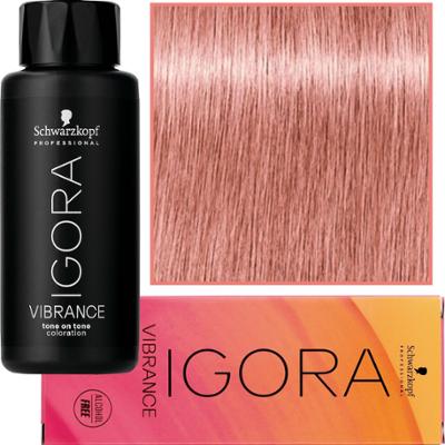 Schwarzkopf Professional Igora Vibrance – półtrwała farba do włosów bez amoniaku, 60ml 9,5-46 | Beżowo-Czekoladowy