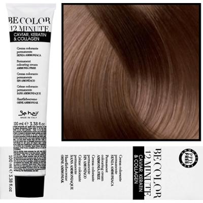 Be Hair Be Color 12 minute - farba do włosów bez amoniaku, 100ml 5,3 | Jasny Kasztanowy Złoty
