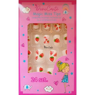 Deni Carte Tipsy Kids - tipsy przyklejane dla dzieci, różne wzory Truskawki | Biało-Czerwone