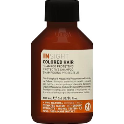 Insight Colored Hair Shampoo - szampon do włosów farbowanych, 100ml