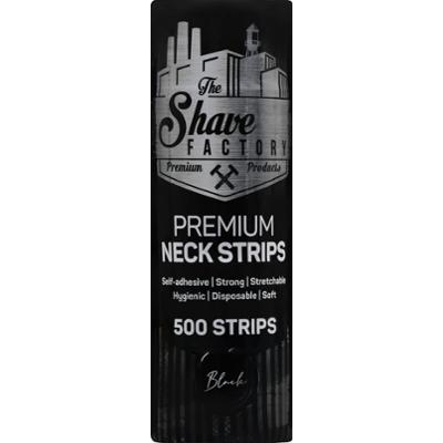 The Shave Factory Neckpaper - papierowy kołnierz fryzjerski w rolce, kolor czarny