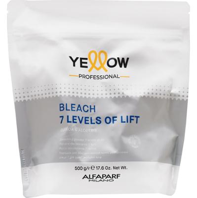Alfaparf Yellow Bleach 7 Levels Of Lift – proszek rozjaśniający włosy do 7 tonów, 500 g