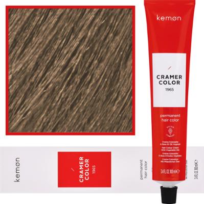 Kemon Cramer Color - kremowa farba do włosów z olejem kokosowym, 100ml 9,008 | Bardzo Jasny Nordycki Super Naturalny Blond