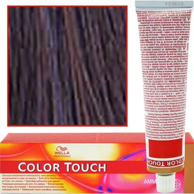 Wella Color Touch - profesjonalna farba do włosów bez amoniaku, 60 ml 3/68 Purple Rain