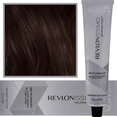 Revlon Revlonissimo Colorsmetique - kremowa farba do włosów, 60ml 3 | Ciemny Brąz