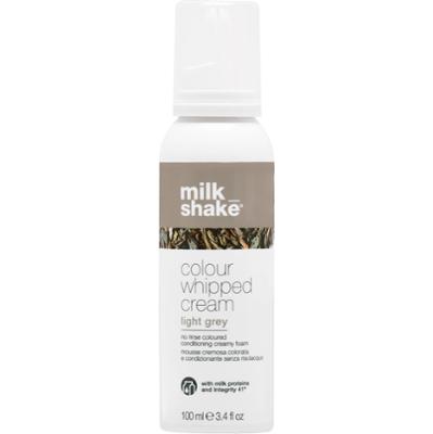 Milk Shake Color Whipped Cream Beige Blonde – pianka koloryzująca i odżywcza bez spłukiwania 100 ml Light Gray