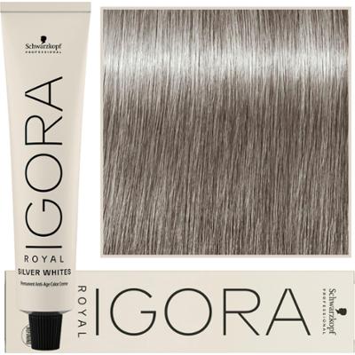 Schwarzkopf Professional Igora Silver Whites – farba tonująca do włosów siwych, 60ml Dove Grey | Gołębi Szary