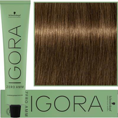 Schwarzkopf Professional Igora Zero Amm - profesjonalna farba do włosów bez amoniaku, 60ml 6-46  |  Ciemny Blond Beżowo Czekoladowy