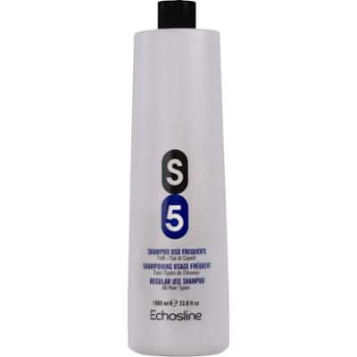 Echosline S5 Regular Use Shampoo – szampon do codziennego i częstego mycia włosów, 1000ml