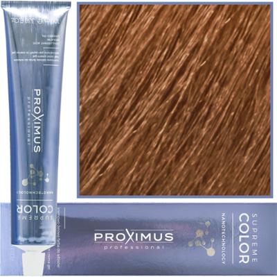 Proximus Supreme Color Nanotechnology – profesjonalna farba do włosów z kwasem hialuronowym, 100ml 9,41 | Bardzo Jasny Miedziano Popielaty Blond