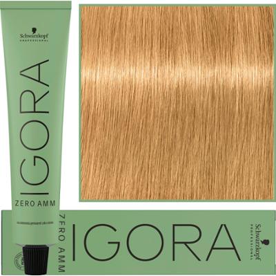 Schwarzkopf Professional Igora Zero Amm - profesjonalna farba do włosów bez amoniaku, 60ml 9-50  |  Ekstra Jasny Blond Złoty Naturalny