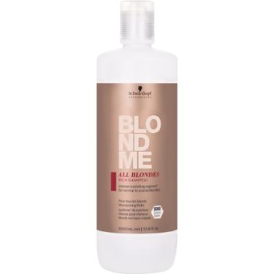 Schwarzkopf BlondMe All Blondes Rich Shampoo - głęboko odżywczy szampon do włosów blond 1000ml