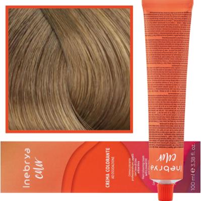 Inebrya Color - farba krem koloryzujący do włosów, 100ml 8 | Czysty Jasny Blond