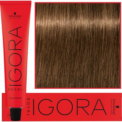 Schwarzkopf Professional Igora Royal - trwała farba do włosów o innowacyjnej formule, 60ml 6-5 | Ciemny Blond Złoty