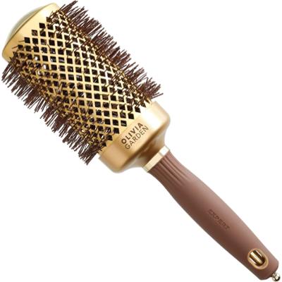 Olivia Garden Expert Blowout Shine Gold & Brown - szczotka do stylizacji włosów 55 mm