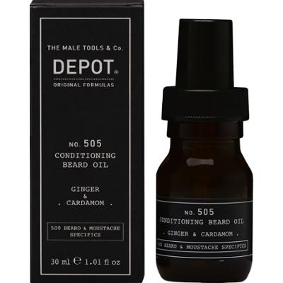 Depot NO. 505 Ginger Cardamom Beard Oil - olejek do brody, imbir i kardamon, 30ml