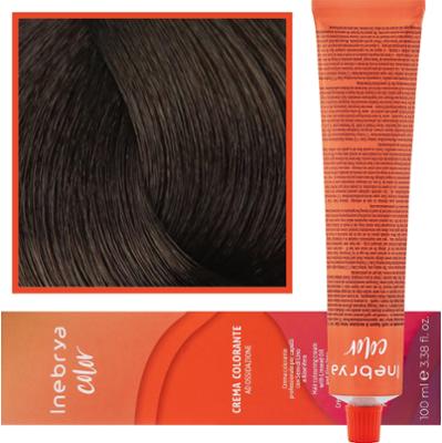 Inebrya Color - farba krem koloryzujący do włosów, 100ml 5/73 | Jasny Brązowy Złoty Kasztanowy