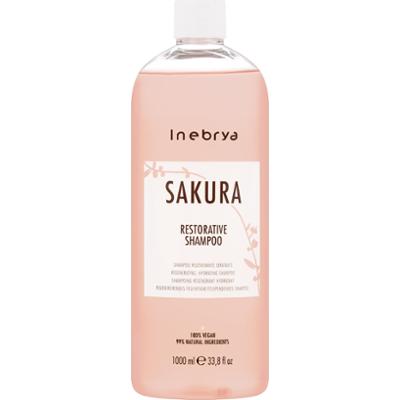 Inebrya Sakura Restorative - szampon regenerująco-nawilżający, 1000ml