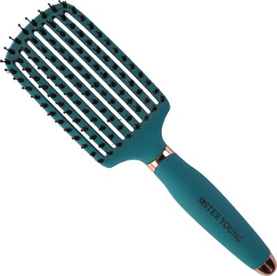 Sister Young Ovia BV - szczotka do włosów z włosiem dzika, różne kolory Green | Zielony