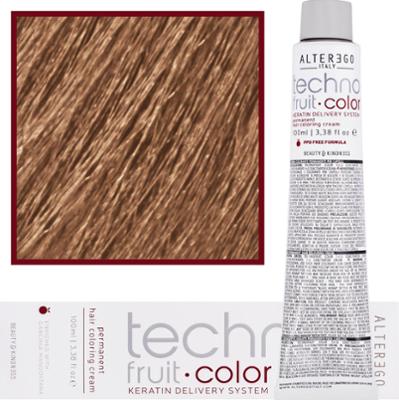 Alter Ego Technofruit Color - farba z keratyną do trwałej koloryzacji włosów, 100ml 8/3 | Jasny Blond Złoty
