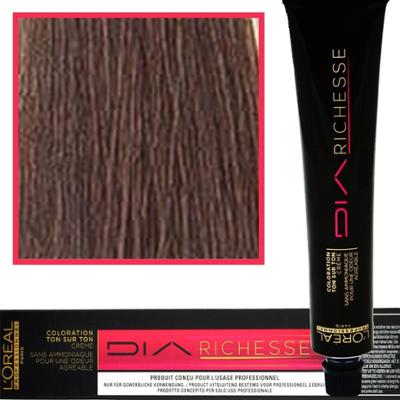 Loreal Dia Richesse - farba do włosów bez amoniaku, 50ml 5 Jasny Brąz
