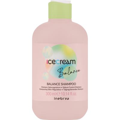 Inebrya Ice Cream Balance - szampon do włosów przetłuszczających się, 300ml