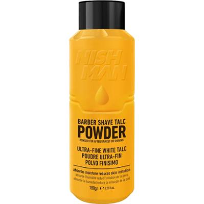 Nishman Barber Shave Talc Powder - talk fryzjerski, 180g