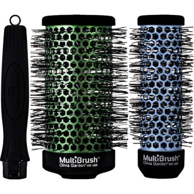 Olivia Garden Zestaw MultiBrush 3w1 - szczotki do modelowania włosów