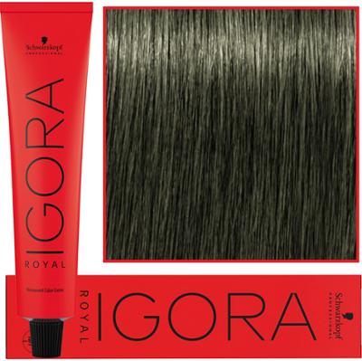 Schwarzkopf Professional Igora Royal - trwała farba do włosów o innowacyjnej formule, 60ml 7-24 | Średni Blond Popielaty Beż