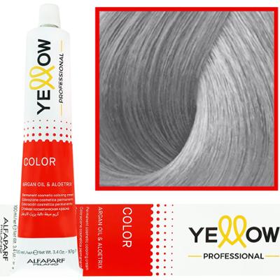 Alfaparf Yellow - trwała farba do włosów z aloesem i kiełkami pszenicy, 100ml 11,11 | Super High Lift Intensywny Popielaty Blond
