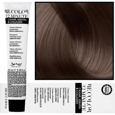 Be Hair Be Color 12 minute - farba do włosów bez amoniaku, 100ml 4,0 | Średni Kasztanowy